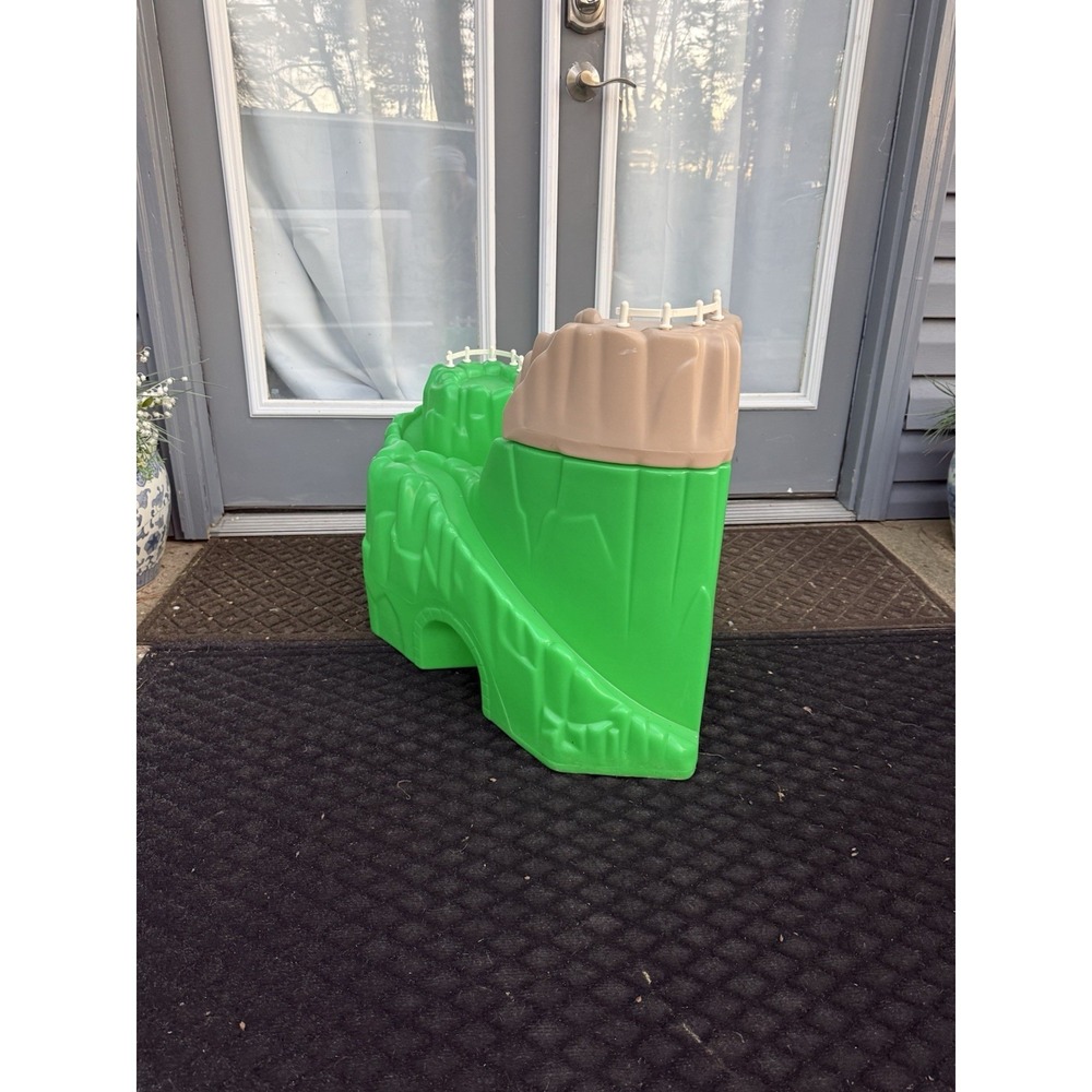 Large Green Mountain Train Car Track Little Tikes Vintage Road And Rail - Picture 4 of 9